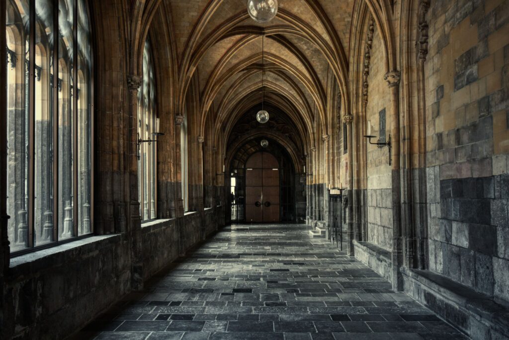 Entrance to an old universtiy